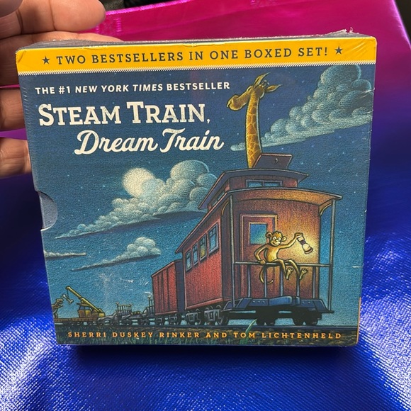 Board books Set: Goodnight, Goodnight & Steam Train Dream Train *New* - Picture 1 of 4
